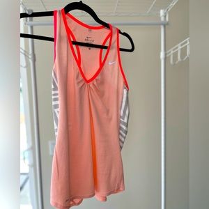 NIKE dri fit coral top size M